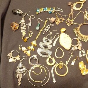 Vintage Antique Earring Pieces